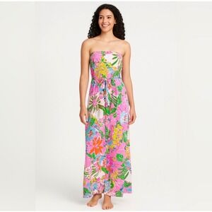 Lilly Pulitzer for Target Strapless Maxi Dress | Size S/P | Floral